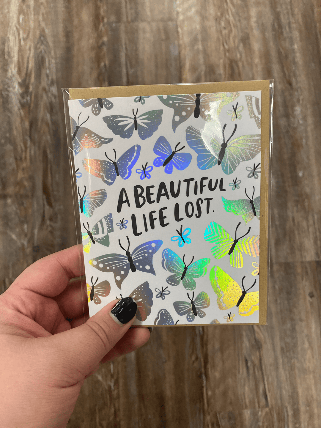 Beautiful Life Lost Card