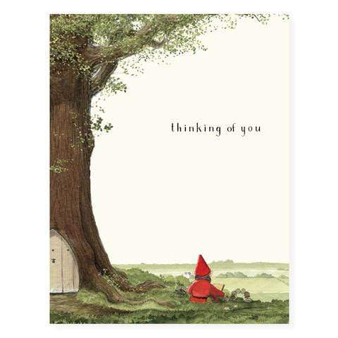 Gnome By The Tree Card
