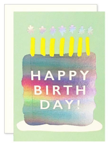 Happy Birthday Cake Enclosure Card