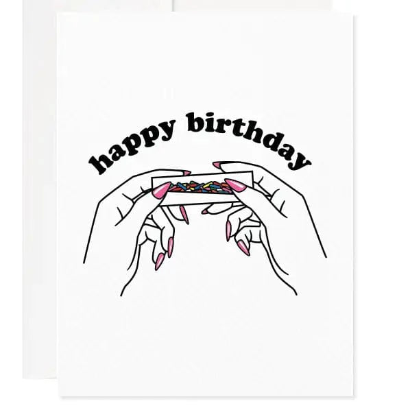 Johnny Cupcakes Card Sprinkle Joint Birthday Card