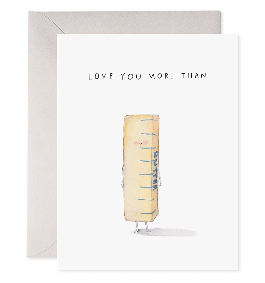 E. Frances Paper Card More Than Butter Card