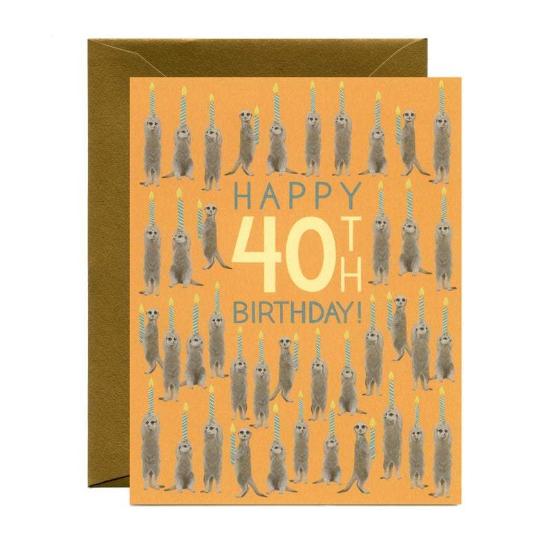 40 Meerkats Card