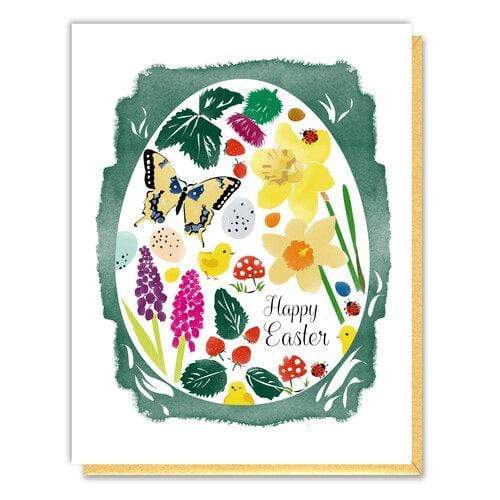 Botanical Egg Easter Card