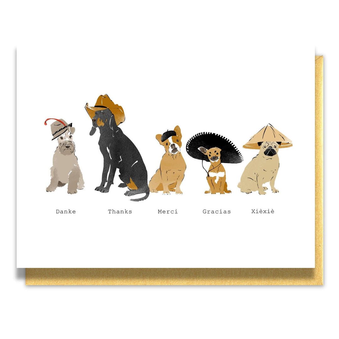 Dogs of the World Thank You Note