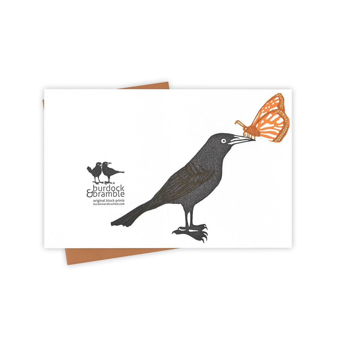 Butterfly Grackle Card