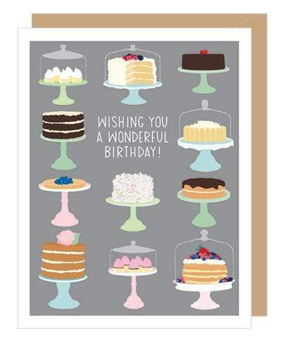 Bakery Cakes Birthday Card