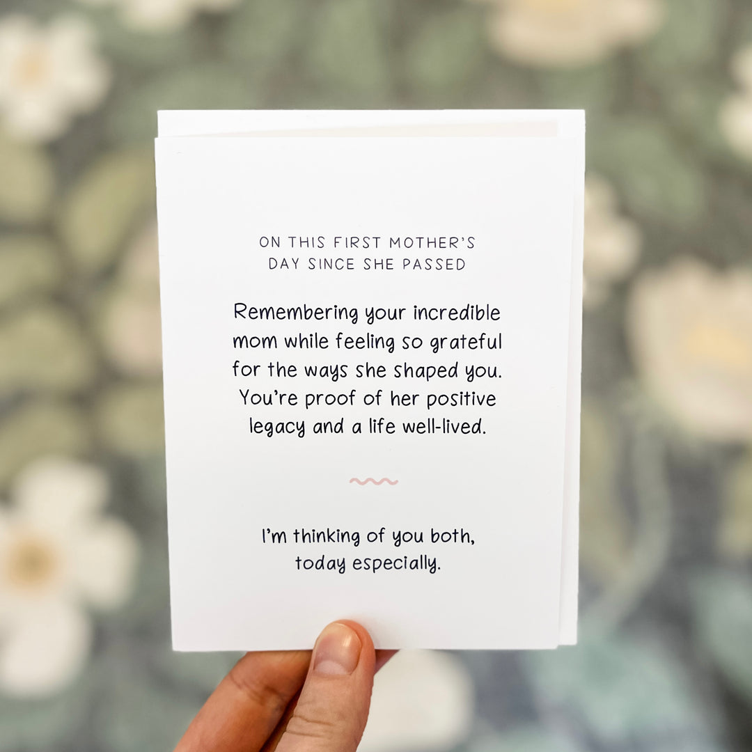 Mother's Day (First Without Your Mom) Card