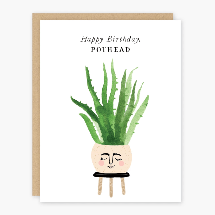 Pothead Birthday Card