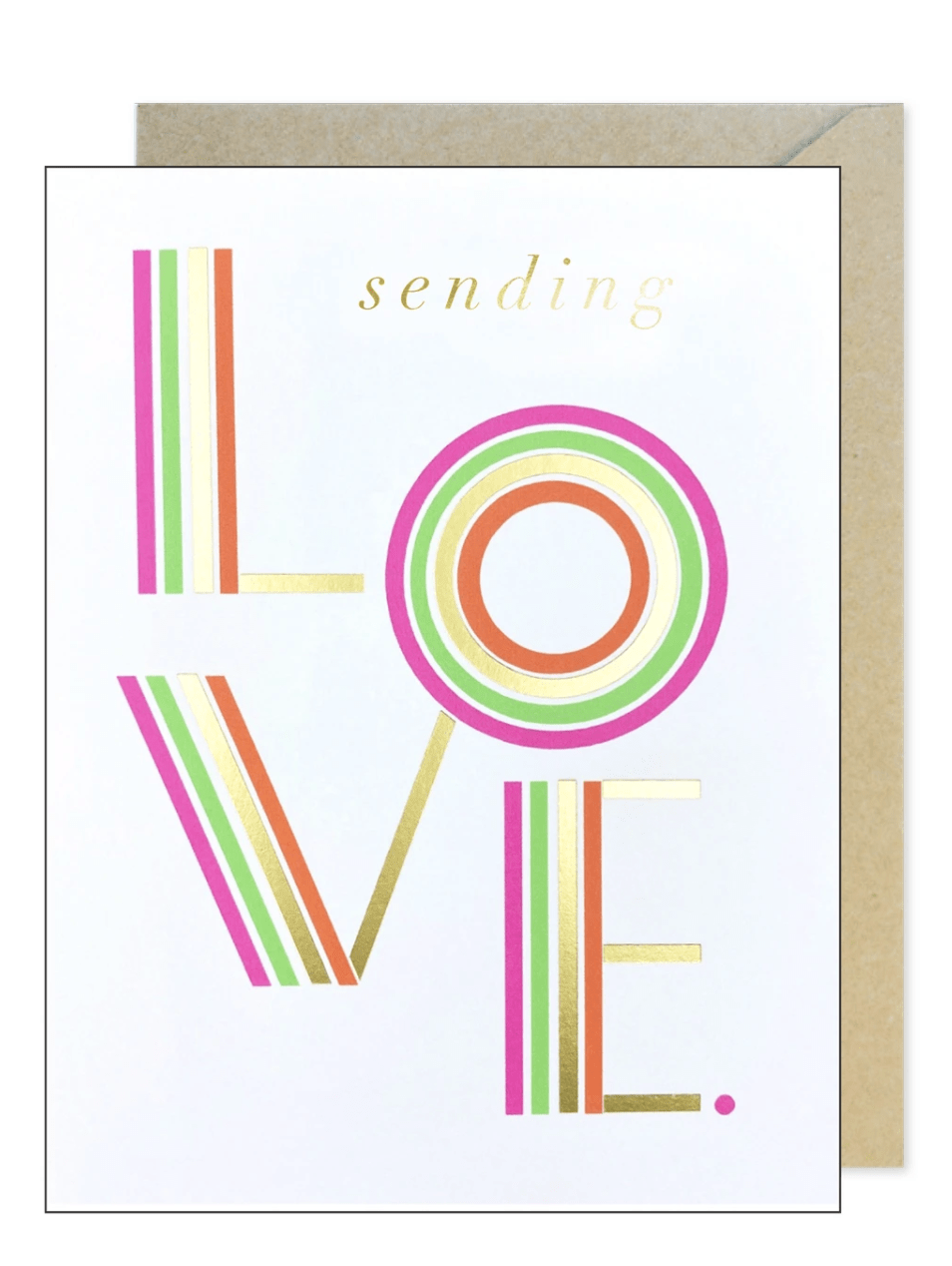 Rainbow Sending Love Card