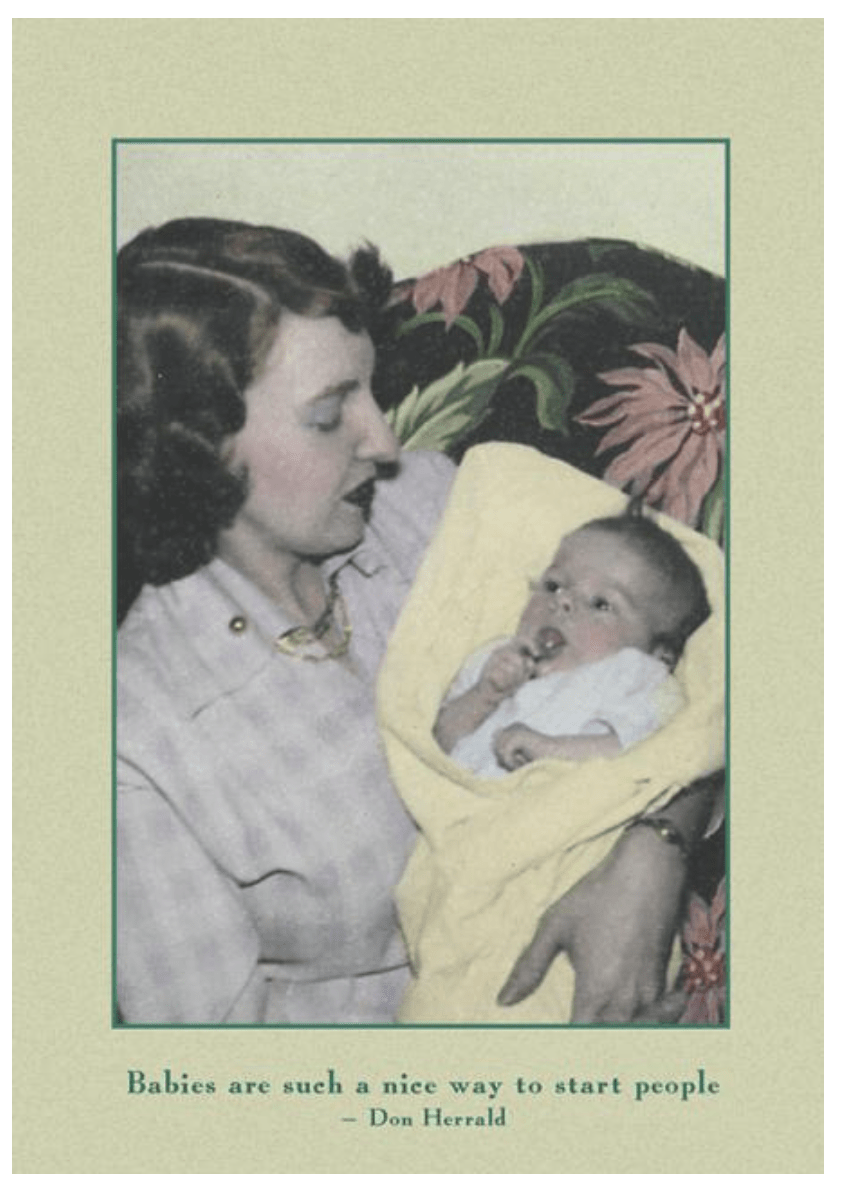 Mom and Baby Card