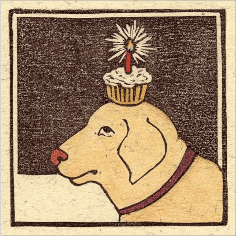 Cupcake Dog Enclosure Card