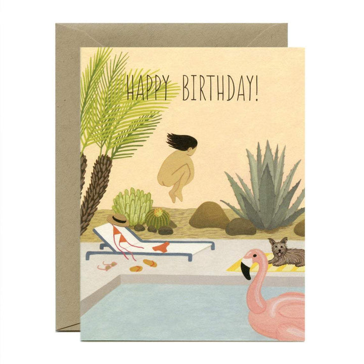 Birthday Suit Birthday Card