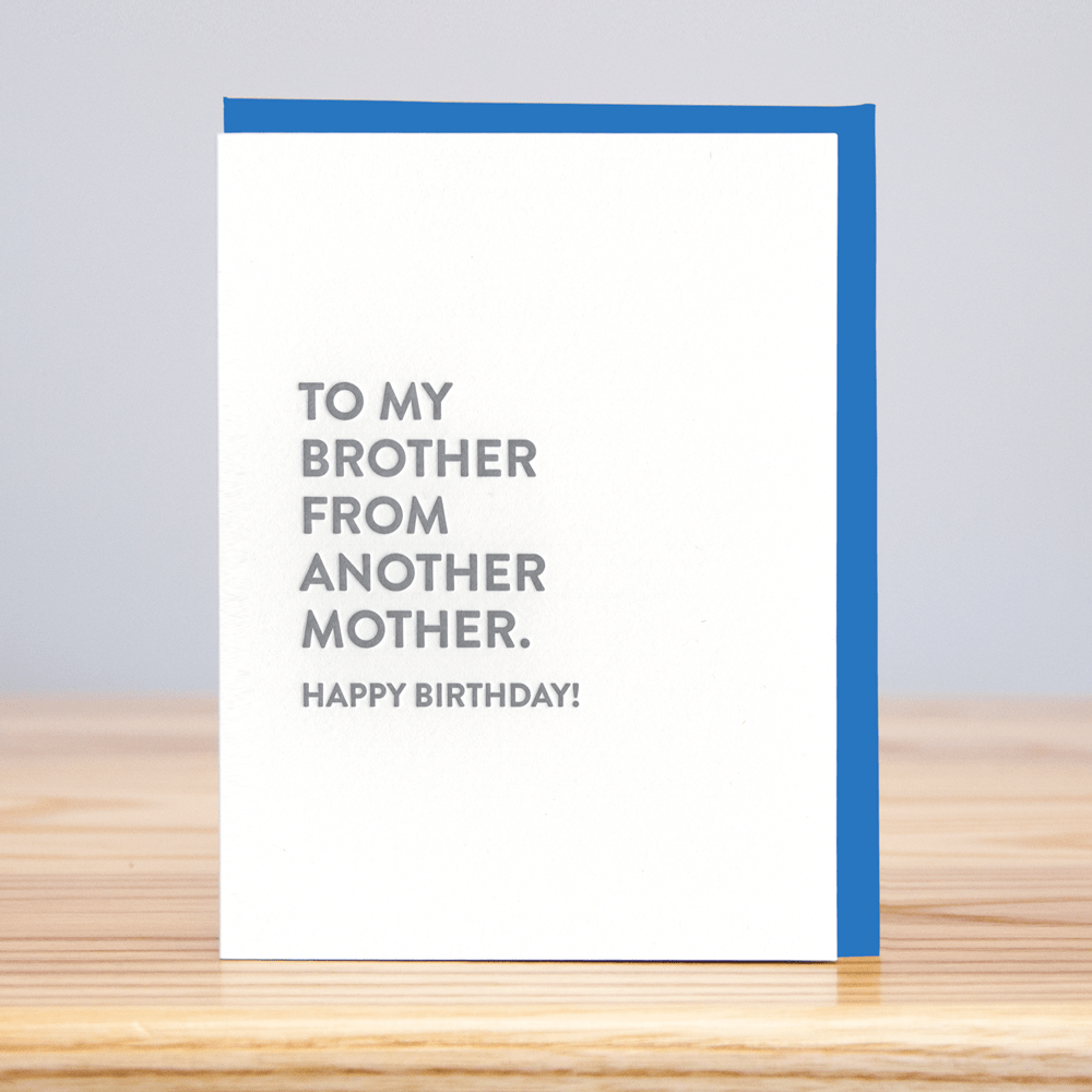 Brother Mother Birthday Card