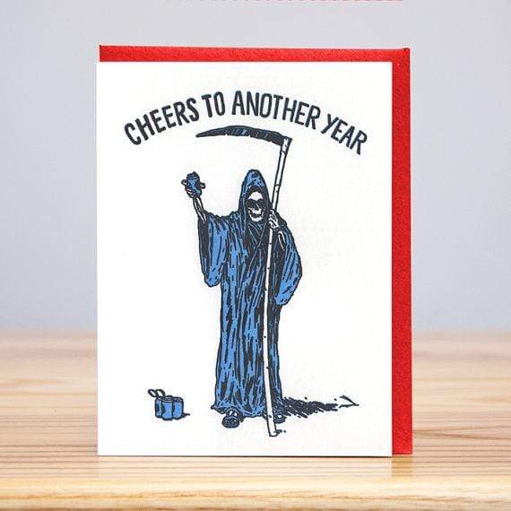 Cheers to Another Year Reaper Card