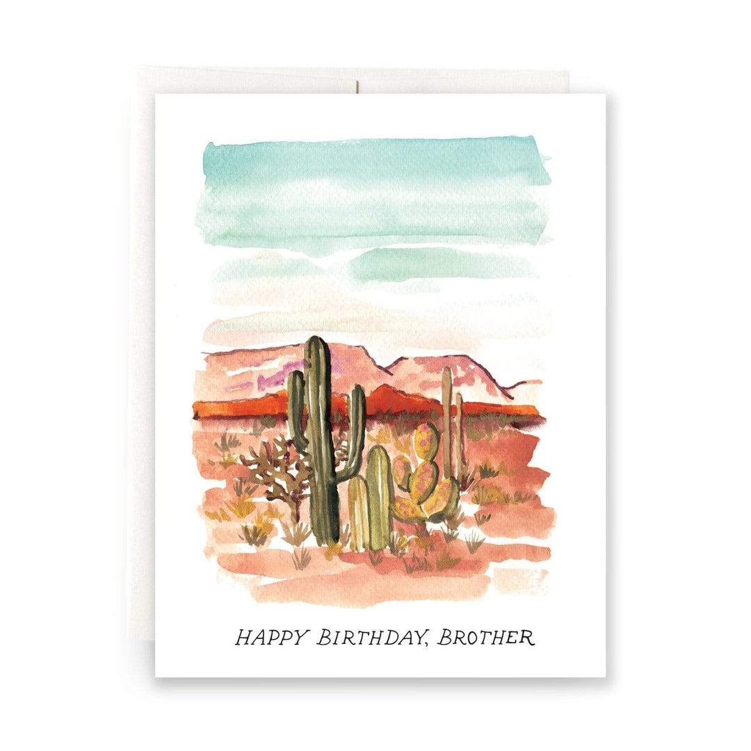 Desert Brother Birthday Card
