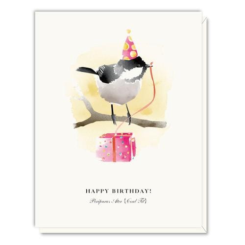 Driscoll Designs Card Birthday Coal Tit Bird Card