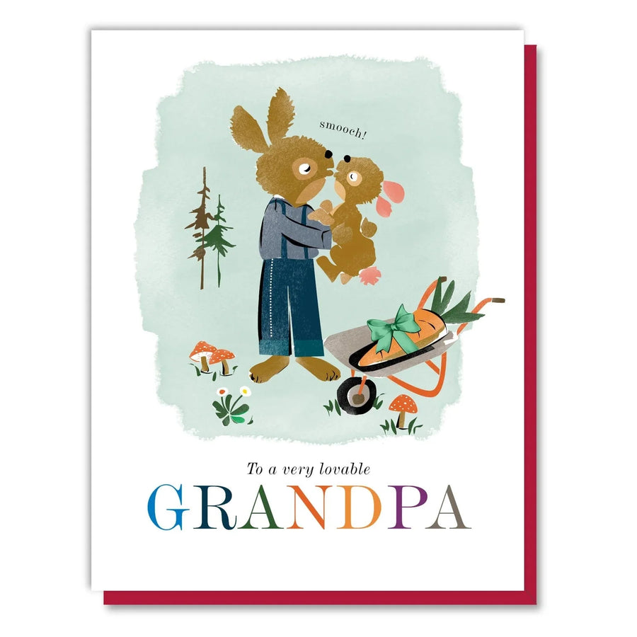 Driscoll Designs Card Grandpa Bunny Card