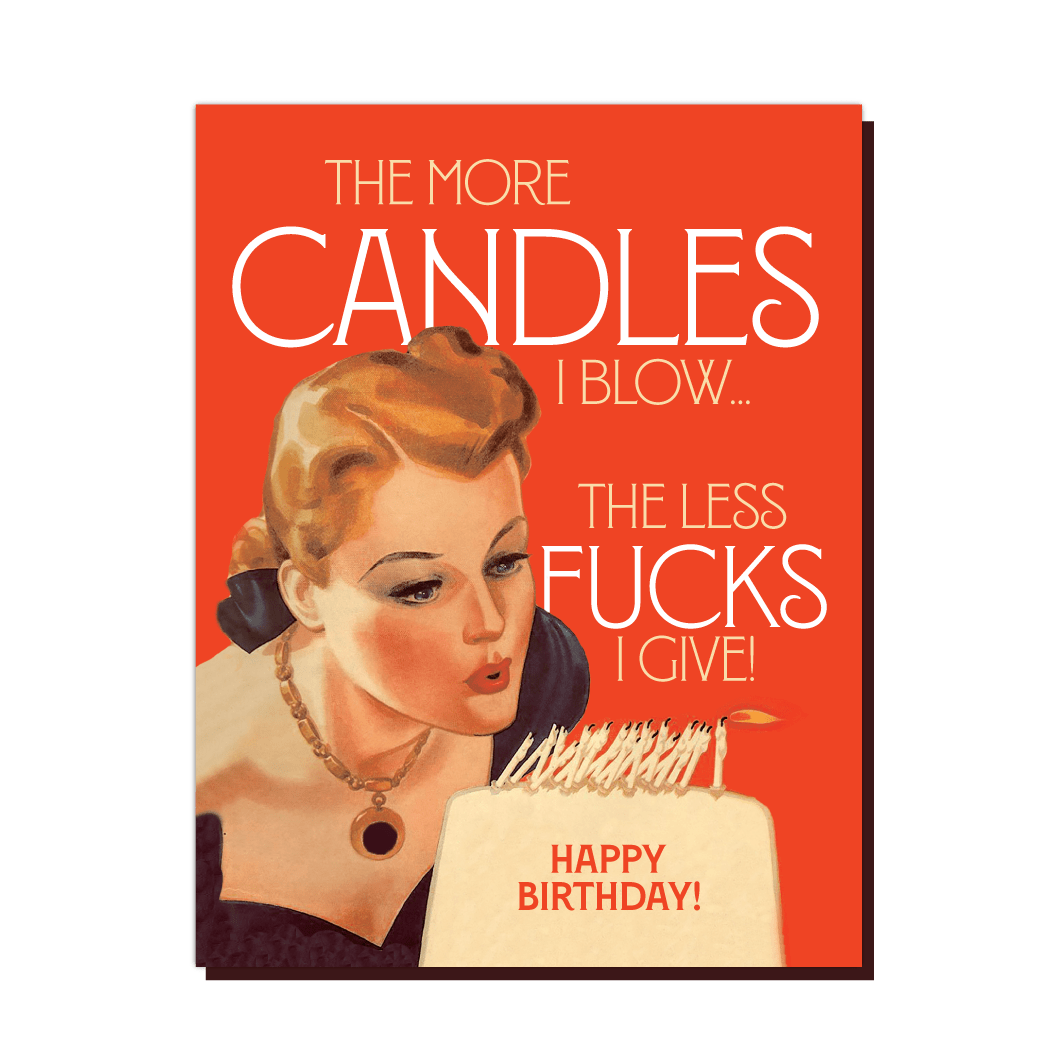 The More Candles Birthday Card