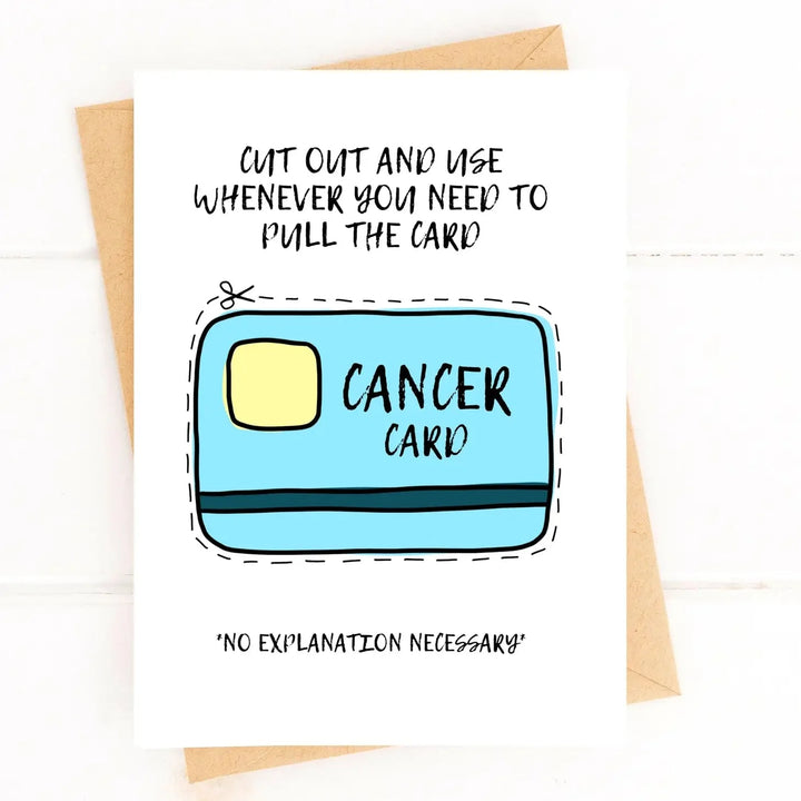 Five Dot Post Card Pull the Cancer Card