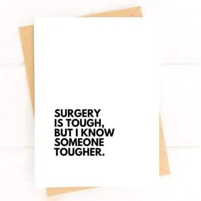 Five Dot Post Card Surgery is Tough Card