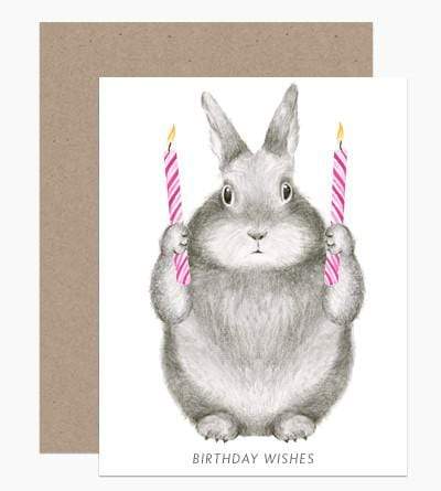 Birthday Wishes Bunny Card