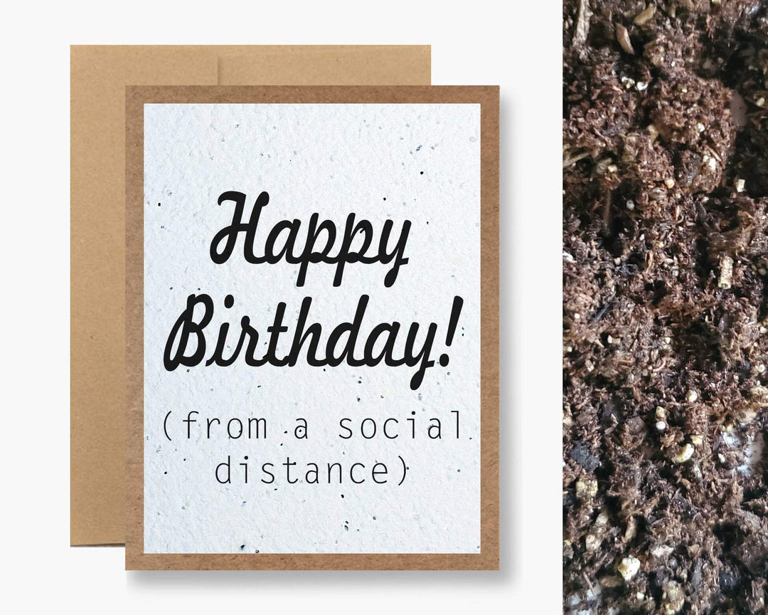 Happy Birthday From a Social Distance Card