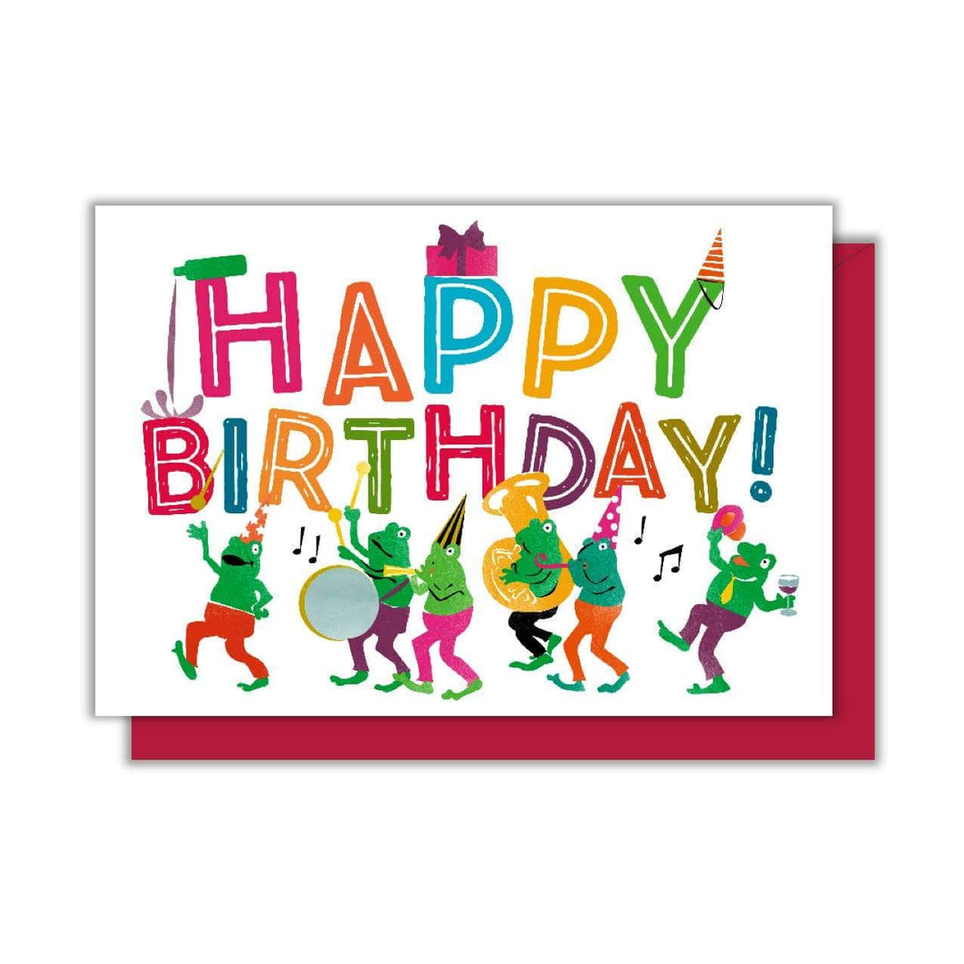 Frog Birthday Party Enclosure Card