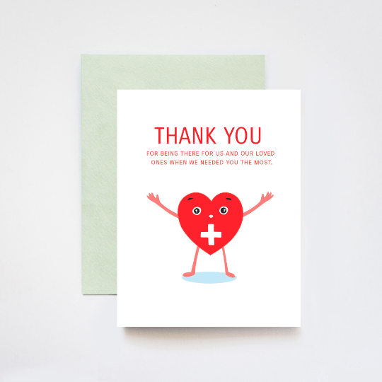 Healthcare Frontline Workers Thank You Card