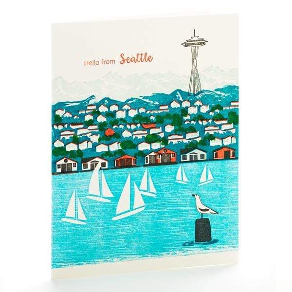 Hello From Seattle Card