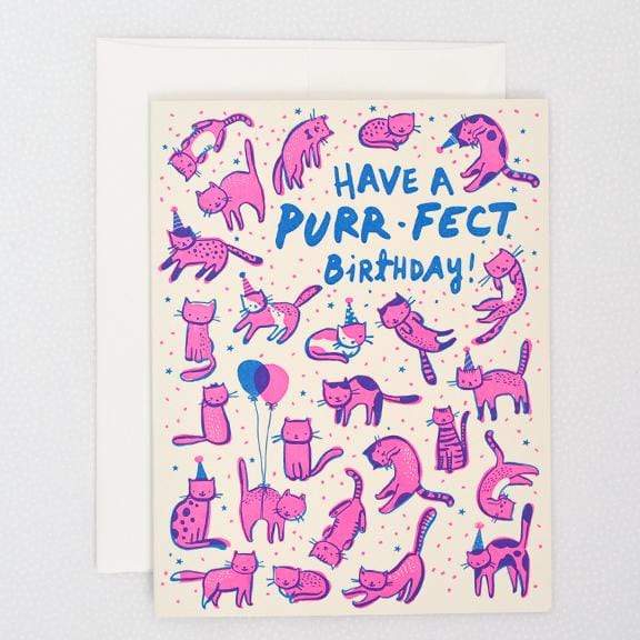 Purr-fect Birthday Card