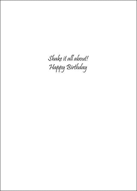 Hokey Pokey Birthday Card