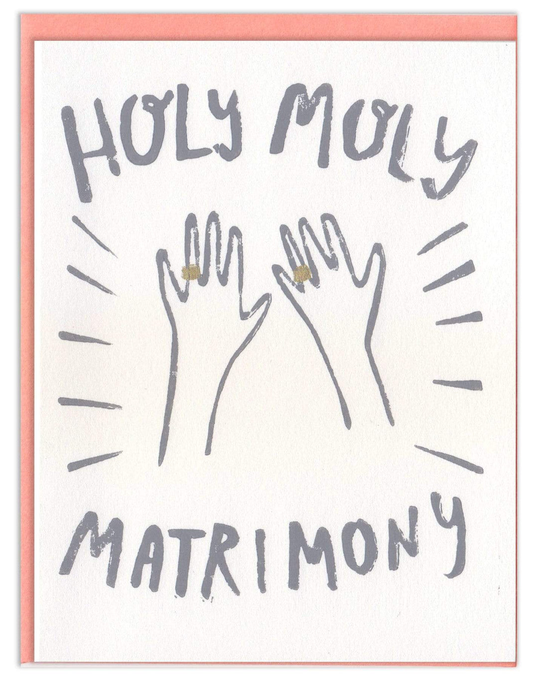 Holy Moly Matrimony Card