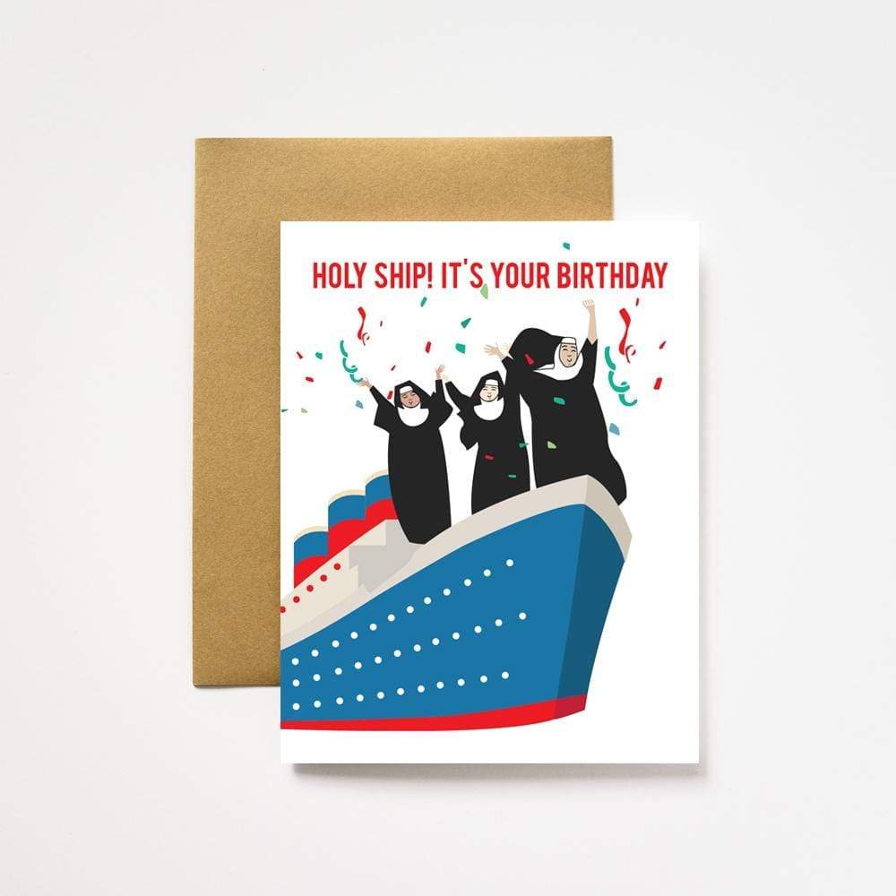Holy Ship Birthday Card