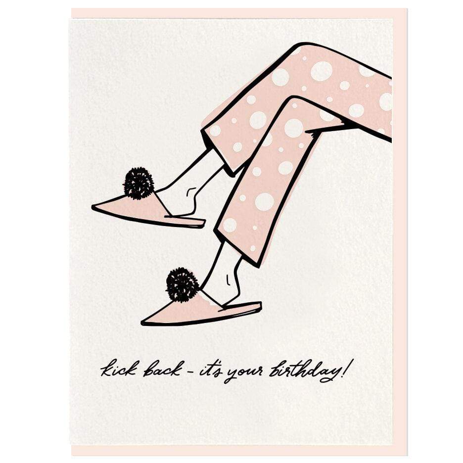 Kick Back Birthday Card