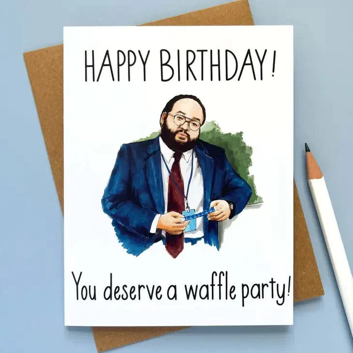 Morgan Swank Studio Card Waffle Party Birthday Card