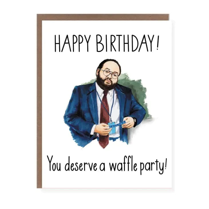 Morgan Swank Studio Card Waffle Party Birthday Card