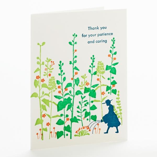 Patience and Caring Thank You Card