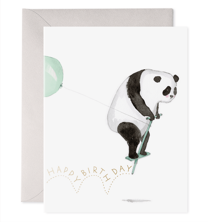 Pogo Panda Birthday Card