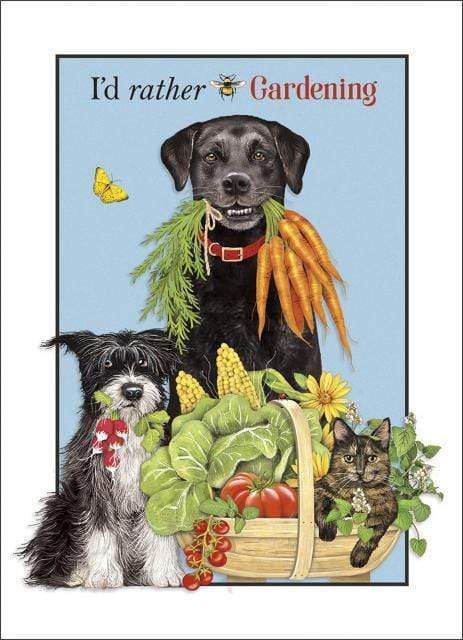Rather Be Gardening Birthday Card