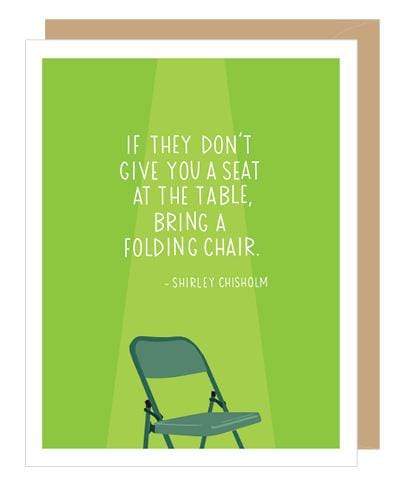 Shirley Chisholm Quote Card