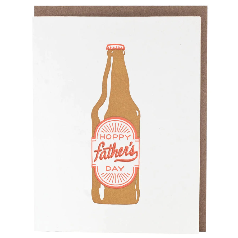 Smudge Ink Card Hoppy Beer Father's Day Card