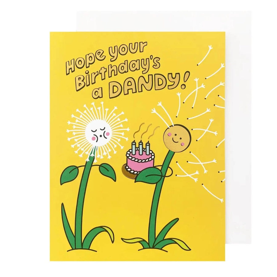The Social Type Card Dandelion Birthday Card