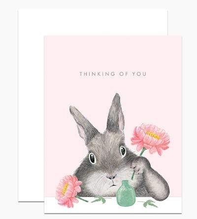 Thinking Of You Bunny Card