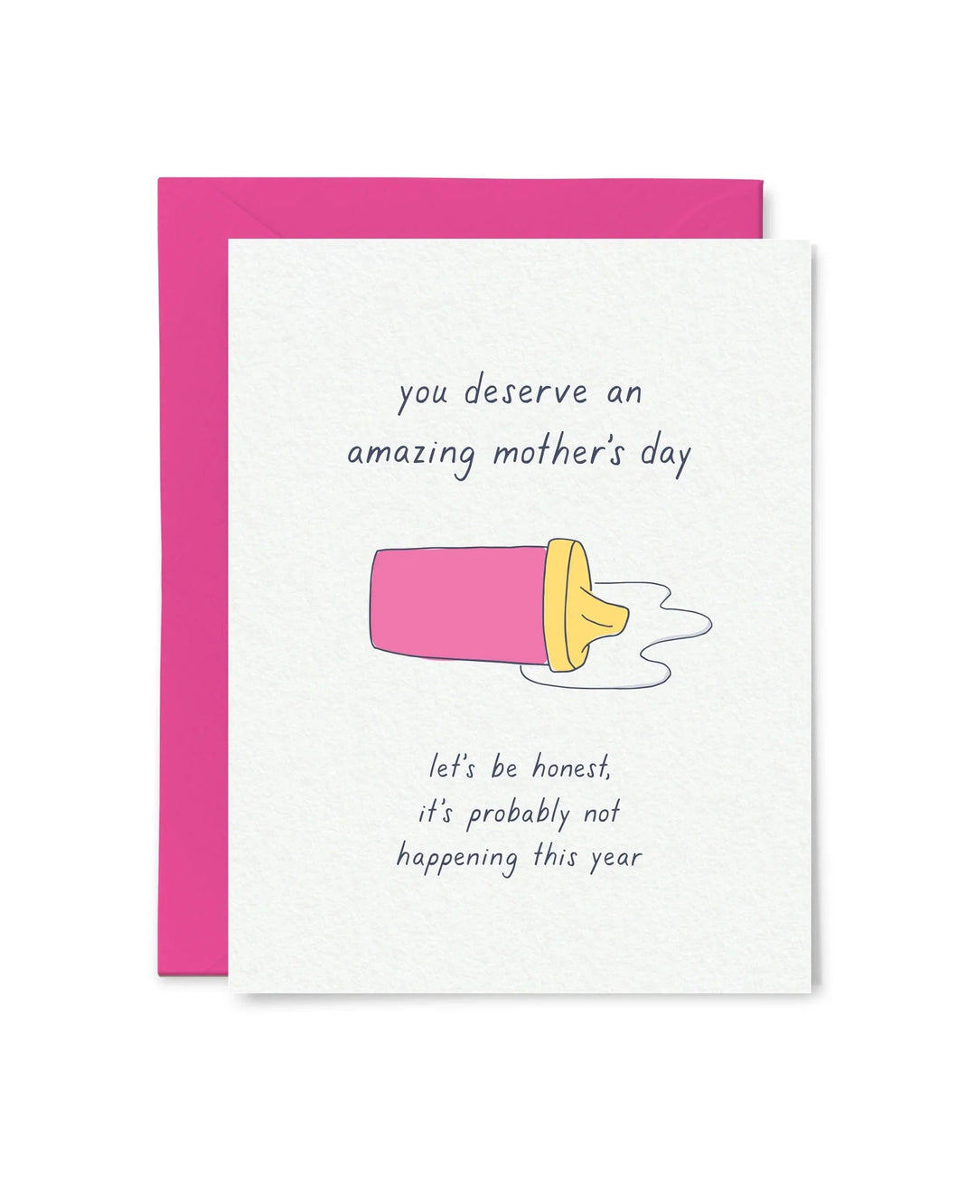 Tiny Hooray Spilled Milk Mother's Day Card