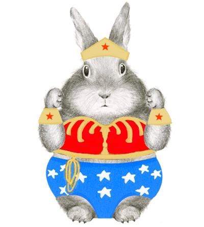 Wonder Bunny Card